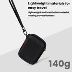 Borsa per fotocamera CCD portatile Cwatcun H45 3.0, tracolla singola in EVA, per fotocamere mirrorless compatte., H45 3.0 (Black)