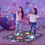 Tappetino da ballo luminoso per bambini, macchina da ballo musicale wireless per il fitness.