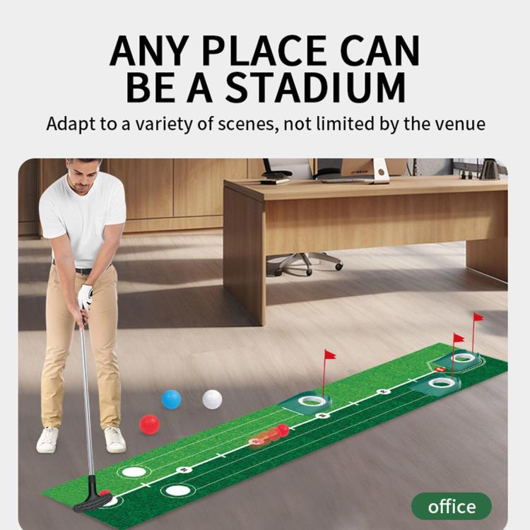 Tappetino da golf per bambini, per allenamento al putting, utilizzabile sia all'interno che all'esterno. Giocattolo sportivo interattivo genitore-figlio.