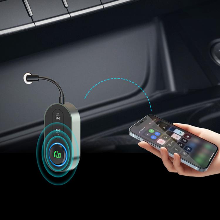 Adattatore audio Bluetooth 5.3 per auto con AUX 3,5 mm