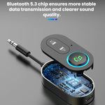Adattatore audio Bluetooth 5.3 per auto con AUX 3,5 mm