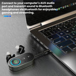 Adattatore audio Bluetooth 5.3 per auto con AUX 3,5 mm