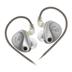 Auricolari in-ear KZ-Castor regolabili con doppio driver e cavo da 1,2 m, No Mic, With Mic, Enhanced Bass No Mic, Enhanced Bass With Mic