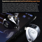 Auricolari in-ear KZ-Castor regolabili con doppio driver e cavo da 1,2 m, No Mic, With Mic, Enhanced Bass No Mic, Enhanced Bass With Mic