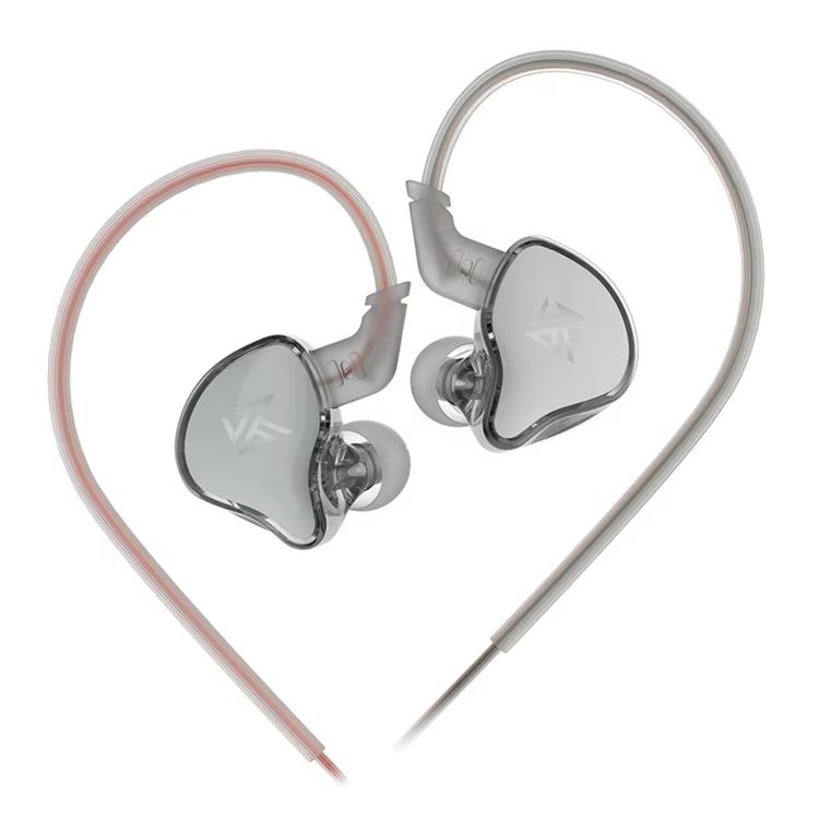 Auricolari dinamici in-ear KZ-EDCX con cavo da 1,2 m, Gray Standard, Gray With Mic, Green Standard, Green With Mic