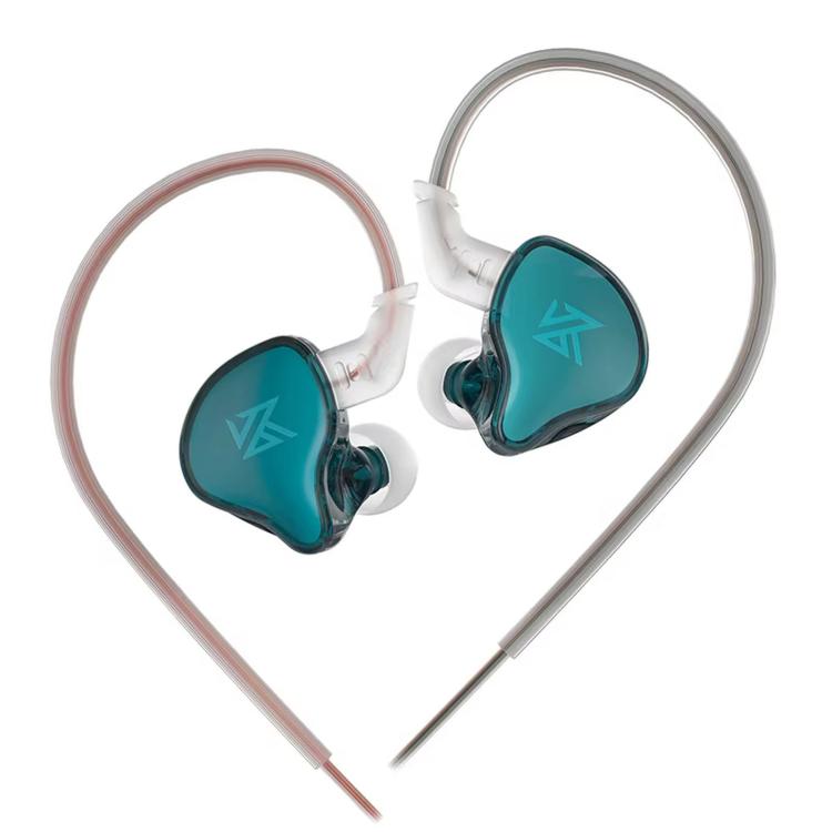 Auricolari dinamici in-ear KZ-EDCX con cavo da 1,2 m, Gray Standard, Gray With Mic, Green Standard, Green With Mic