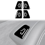For Tesla Model 3 / Model Y 4pcs /Set Door Switch Stickers, Tesla Model 3 / Model Y