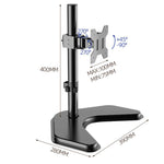 Braccio a sbalzo per monitor da 10-32 pollici con staffa metallica rinforzata., ZX-MT010V