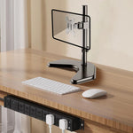 Braccio a sbalzo per monitor da 10-32 pollici con staffa metallica rinforzata., ZX-MT010V