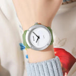 Orologio da coppia unisex SKMEI 2557, semplice, impermeabile fino a 50 metri, al quarzo.