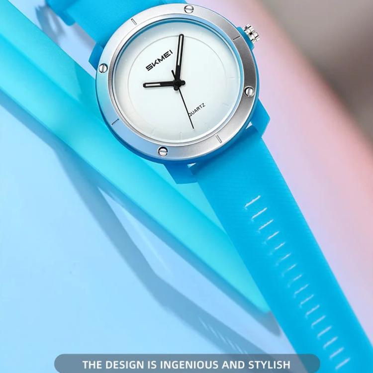 Orologio da coppia unisex SKMEI 2557, semplice, impermeabile fino a 50 metri, al quarzo.