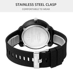 Orologio da coppia unisex SKMEI 2557, semplice, impermeabile fino a 50 metri, al quarzo.