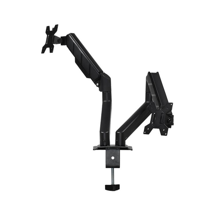 Supporto per monitor da 32 pollici con braccio pneumatico e altezza regolabile per doppio schermo., DY-02