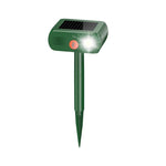 Repellente solare per animali da esterno, dissuasore per gatti a ultrasuoni per giardino con sensore di movimento PIR, 4 modalità, dissuasore per uccelli a ultrasuoni, dissuasore per cani da giardino con luce LED lampeggiante