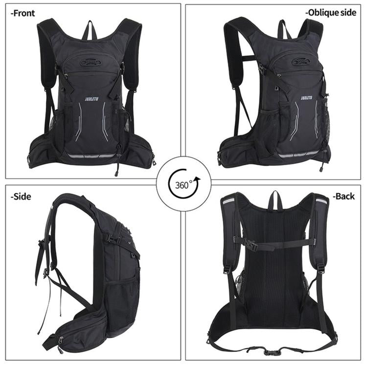 Zaino da ciclismo/sport all'aperto JUNLETU in nylon impermeabile, leggero e traspirante, ideale per viaggi ed escursioni.
