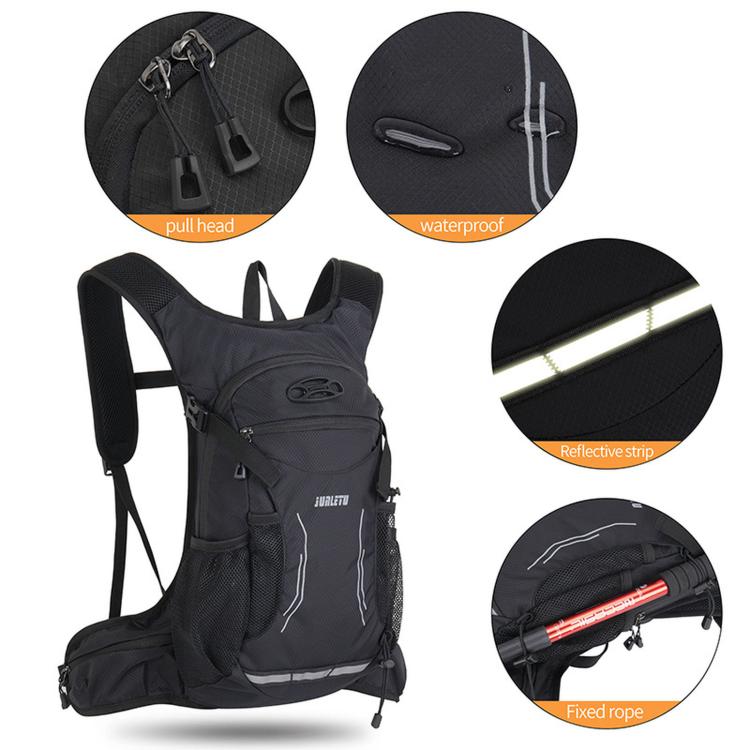 Zaino da ciclismo/sport all'aperto JUNLETU in nylon impermeabile, leggero e traspirante, ideale per viaggi ed escursioni.