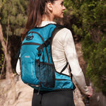 Zaino da ciclismo/sport all'aperto JUNLETU in nylon impermeabile, leggero e traspirante, ideale per viaggi ed escursioni.