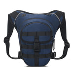 Borsa da gamba multifunzionale per esterni, borsa da cintura impermeabile di grande capacità per ciclismo.