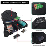 Borsa da gamba multifunzionale per esterni, borsa da cintura impermeabile di grande capacità per ciclismo.