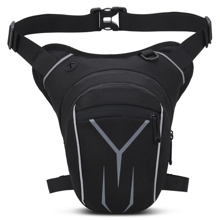 Borsa a tracolla impermeabile da uomo, borsa sportiva da esterno di grande capacità, borsa da gamba per motociclismo.