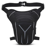 Borsa a tracolla impermeabile da uomo, borsa sportiva da esterno di grande capacità, borsa da gamba per motociclismo.