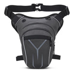 Borsa a tracolla impermeabile da uomo, borsa sportiva da esterno di grande capacità, borsa da gamba per motociclismo.