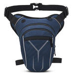 Borsa a tracolla impermeabile da uomo, borsa sportiva da esterno di grande capacità, borsa da gamba per motociclismo.