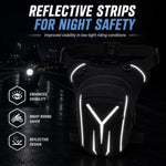 Borsa a tracolla impermeabile da uomo, borsa sportiva da esterno di grande capacità, borsa da gamba per motociclismo.