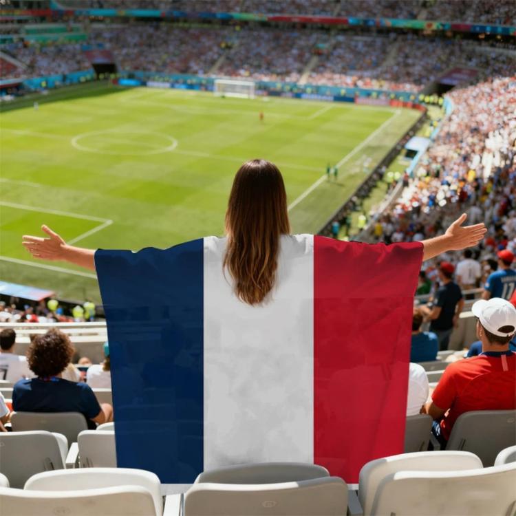 Mantelli e bandiere dei tifosi USA-Canada-Messico per i Mondiali, Argentina, Australia, Brazil, Belgium, Denmark, Germany, Ecuador, France, Colombia, Netherlands, Canada, Croatia, United States, Mexico, Norway, Portugal, Switzerland, Senegal, Turkey   ...