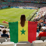 Mantelli e bandiere dei tifosi USA-Canada-Messico per i Mondiali, Argentina, Australia, Brazil, Belgium, Denmark, Germany, Ecuador, France, Colombia, Netherlands, Canada, Croatia, United States, Mexico, Norway, Portugal, Switzerland, Senegal, Turkey   ...