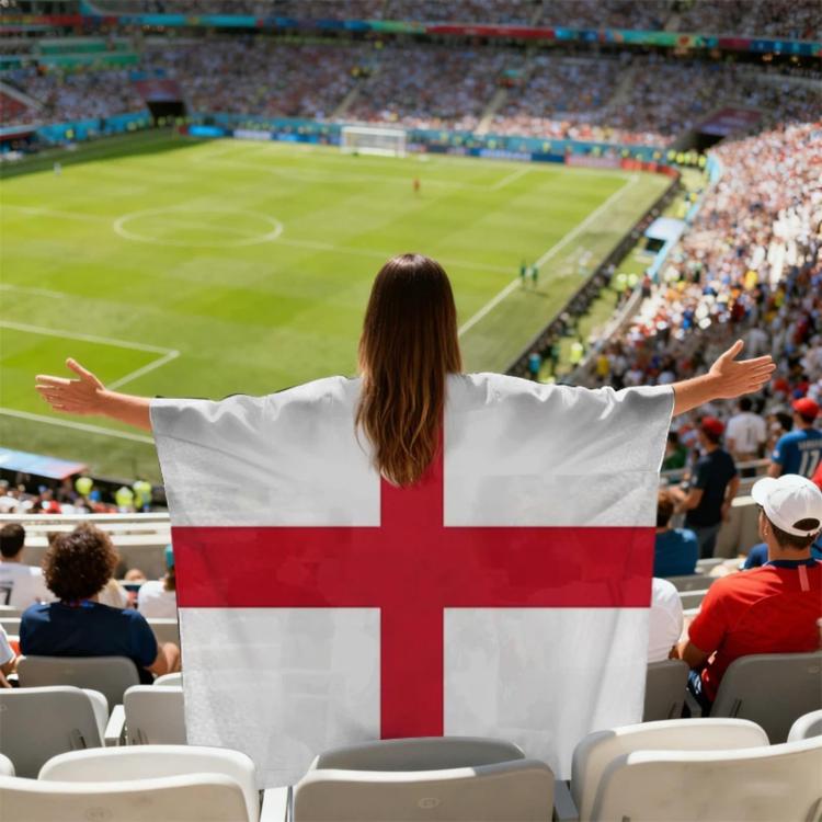 Mantelli e bandiere dei tifosi USA-Canada-Messico per i Mondiali, Argentina, Australia, Brazil, Belgium, Denmark, Germany, Ecuador, France, Colombia, Netherlands, Canada, Croatia, United States, Mexico, Norway, Portugal, Switzerland, Senegal, Turkey   ...
