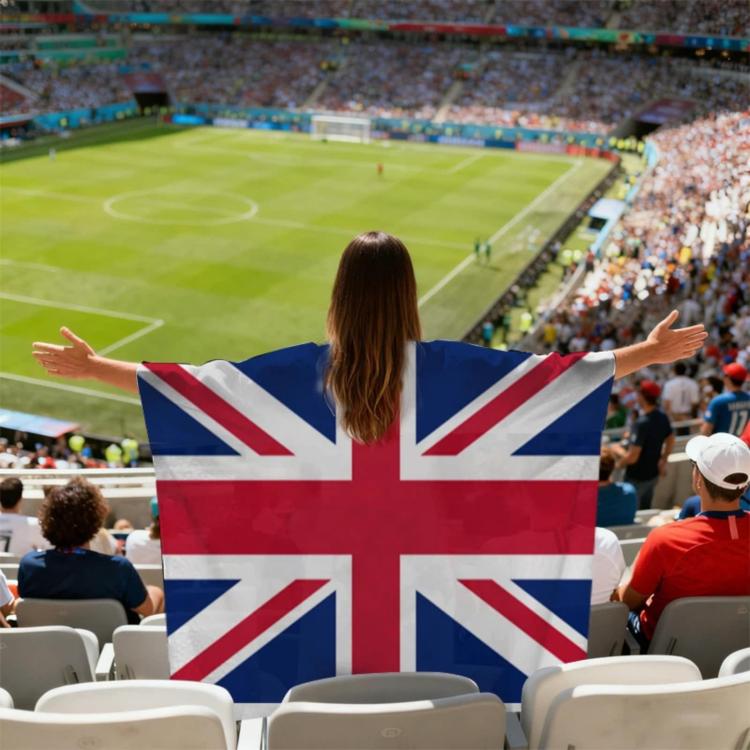 Mantelli e bandiere dei tifosi USA-Canada-Messico per i Mondiali, Argentina, Australia, Brazil, Belgium, Denmark, Germany, Ecuador, France, Colombia, Netherlands, Canada, Croatia, United States, Mexico, Norway, Portugal, Switzerland, Senegal, Turkey   ...