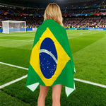 Mantelli e bandiere dei tifosi USA-Canada-Messico per i Mondiali, Argentina, Australia, Brazil, Belgium, Denmark, Germany, Ecuador, France, Colombia, Netherlands, Canada, Croatia, United States, Mexico, Norway, Portugal, Switzerland, Senegal, Turkey   ...