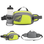 Marsupio da trekking all'aperto di grande capacità, impermeabile, per sport e corsa, con scomparto porta borraccia.