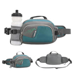 Marsupio da trekking all'aperto di grande capacità, impermeabile, per sport e corsa, con scomparto porta borraccia.