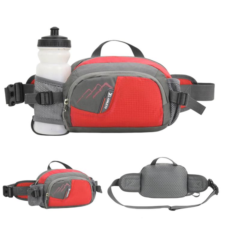 Marsupio da trekking all'aperto di grande capacità, impermeabile, per sport e corsa, con scomparto porta borraccia.
