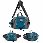 Marsupio sportivo multifunzionale impermeabile di grande capacità per attività all'aperto e trekking, borsa a tracolla impermeabile.