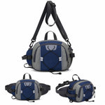 Marsupio sportivo multifunzionale impermeabile di grande capacità per attività all'aperto e trekking, borsa a tracolla impermeabile.