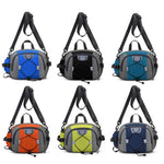 Marsupio sportivo multifunzionale impermeabile di grande capacità per attività all'aperto e trekking, borsa a tracolla impermeabile.