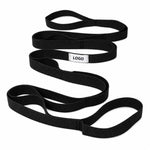 Cinghia per stretching yoga a 10 anelli da 74,8 pollici, non elastica, per fisioterapia, stretching dei muscoli posteriori della coscia e pilates.
