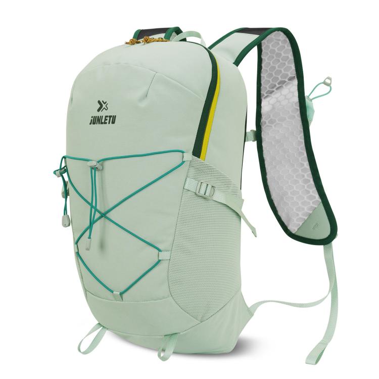 Zaino sportivo impermeabile JUNLETU per attività all'aperto, ultraleggero e traspirante, ideale per trail e ciclismo.