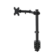 Supporto meccanico girevole a braccio singolo per monitor di computer con morsetto da scrivania, ZX-MT011