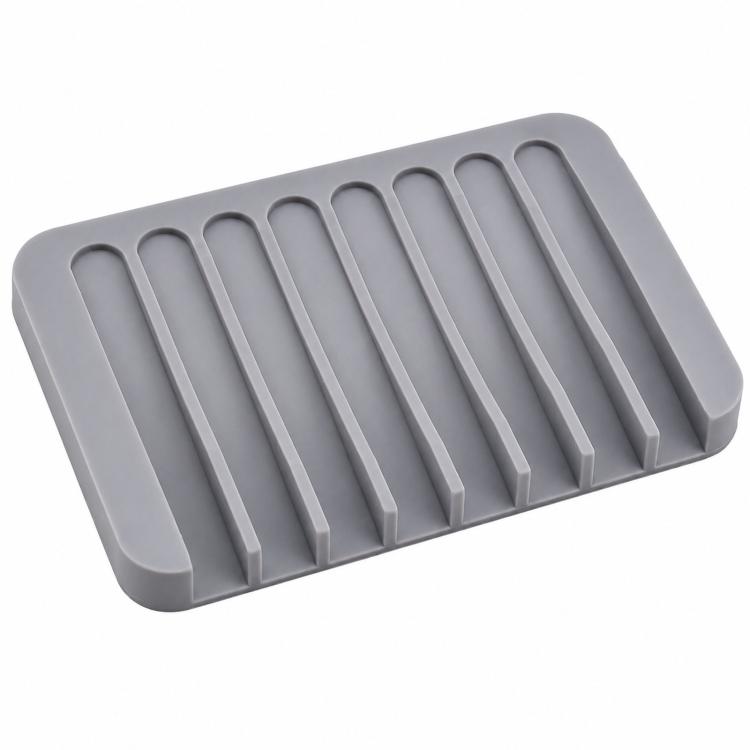 Portasapone in silicone autodrenante, flessibile e infrangibile, ideale per bagno, doccia, vasca da bagno e lavello della cucina.