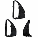 Borsa a tracolla color block impermeabile sportiva casual marsupio
