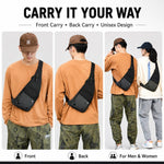 Borsa a tracolla color block impermeabile sportiva casual marsupio