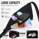 Borsa a tracolla color block impermeabile sportiva casual marsupio