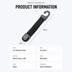 Confezione da 2 ganci per poggiatesta auto, gancio universale per borse da sedile auto, organizer per auto, appendiabiti per sedile posteriore per borse, cappotti, borse della spesa, Car Headrest Hooks
