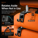 Set 2 ganci per poggiatesta auto con supporto tablet 360°