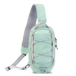 Borsa sportiva a tracolla, leggera, portatile, in nylon impermeabile, ideale per attività all'aperto, borsa a tracolla casual.