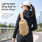 Borsa sportiva a tracolla, leggera, portatile, in nylon impermeabile, ideale per attività all'aperto, borsa a tracolla casual.